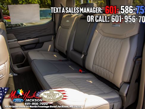 Certified 2025 Ford F150 Platinum w/ Equipment Group 703A Plus image 10