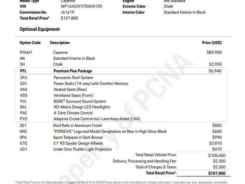 New 2026 Porsche Cayenne image 6