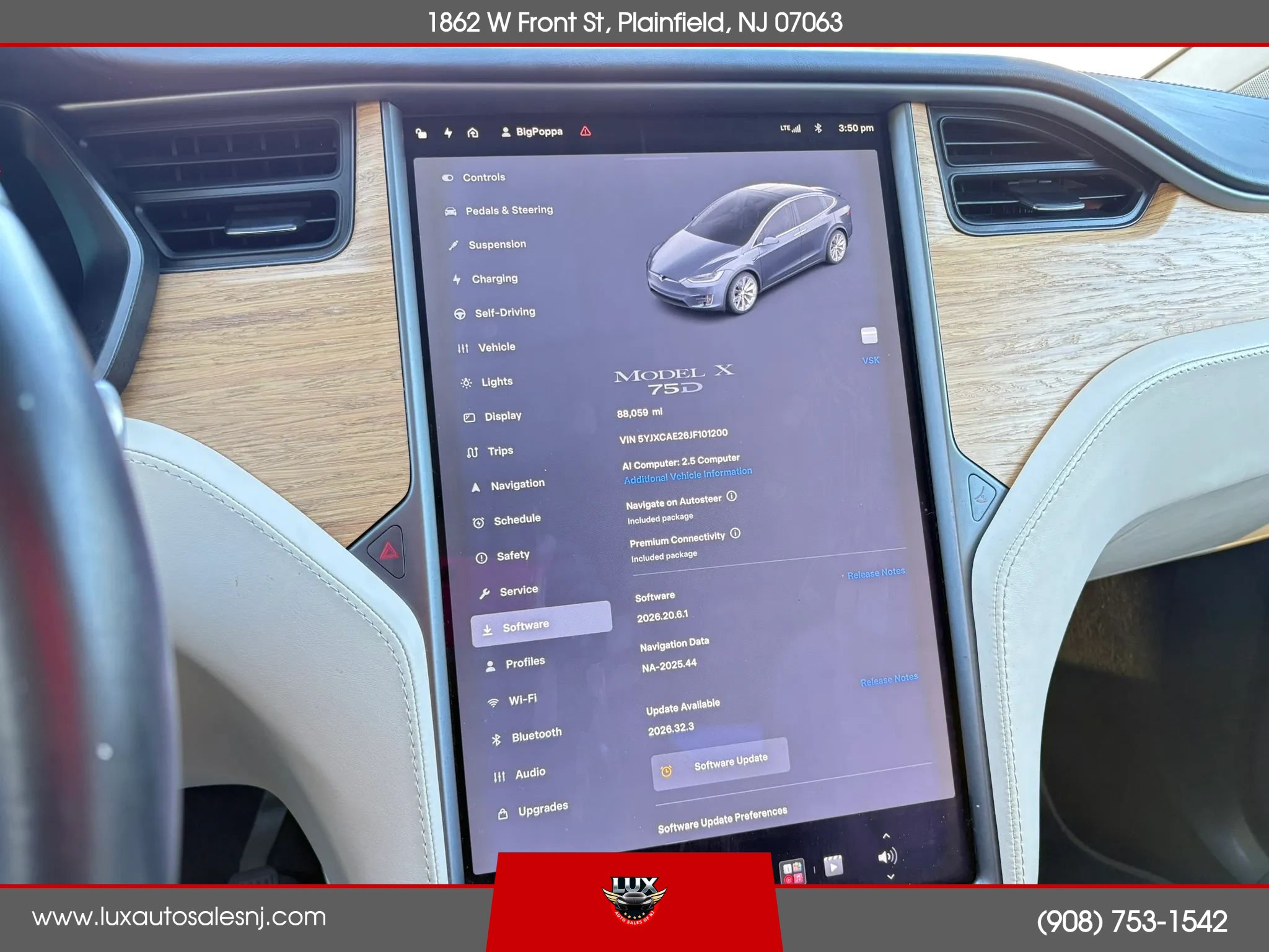 Used 2018 Tesla Model X 75D AWD/4WD image 40