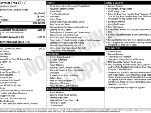 Used 2017 Chevrolet Trax LT w/ Driver Confidence Package AWD/4WD image 2