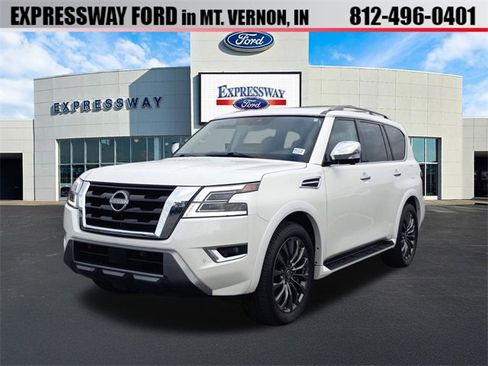 Used 2024 Nissan Armada Platinum w/ Captain's Chairs Package image 1