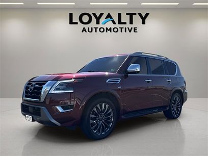 Used 2021 Nissan Armada Platinum w/ Captain's Chairs Package