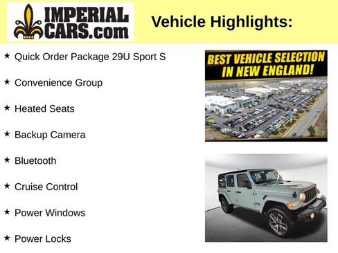 Used 2024 Jeep Wrangler Unlimited w/ Convenience Group AWD/4WD image 3