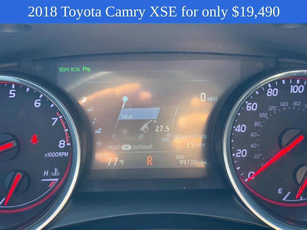Used 2018 Toyota Camry XSE w/ Audio Package FWD image 26