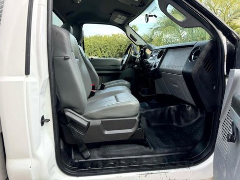 Used 2012 Ford F550 12 FT Flatbed with Tool Boxes w/ Payload Upgrade Pkg image 14