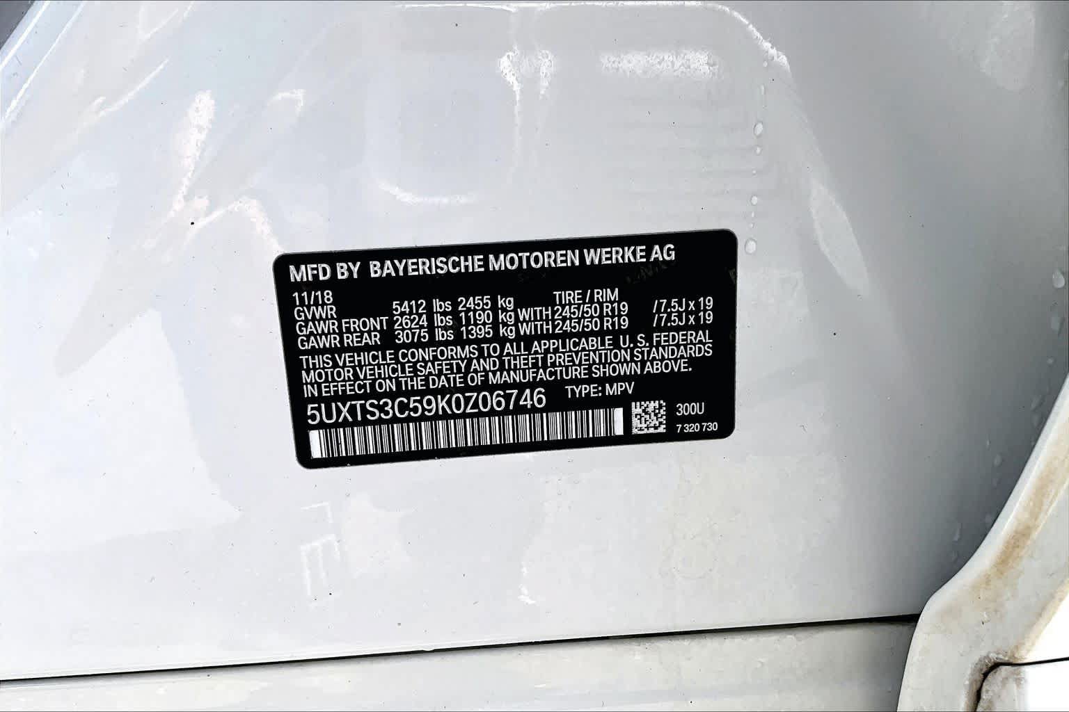 Used 2019 BMW X3 M40i w/ Premium Package AWD/4WD image 32