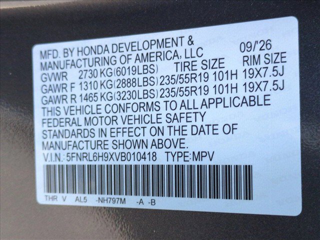 New 2027 Honda Odyssey Elite image 18