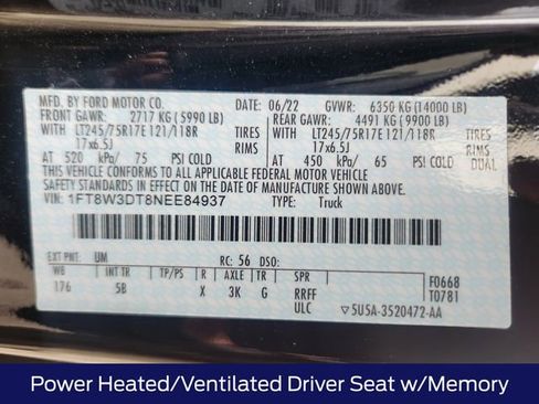 Certified 2022 Ford F350 Lariat w/ Lariat Ultimate Package image 29