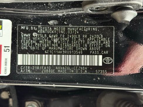 Certified 2024 Toyota Camry LE image 27