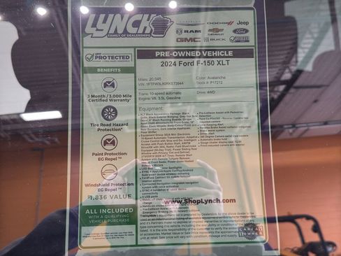 Used 2024 Ford F150 XLT w/ Equipment Group 302A MID image 40