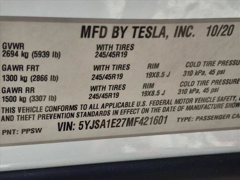 Used 2021 Tesla Model S Long Range Plus AWD/4WD image 15
