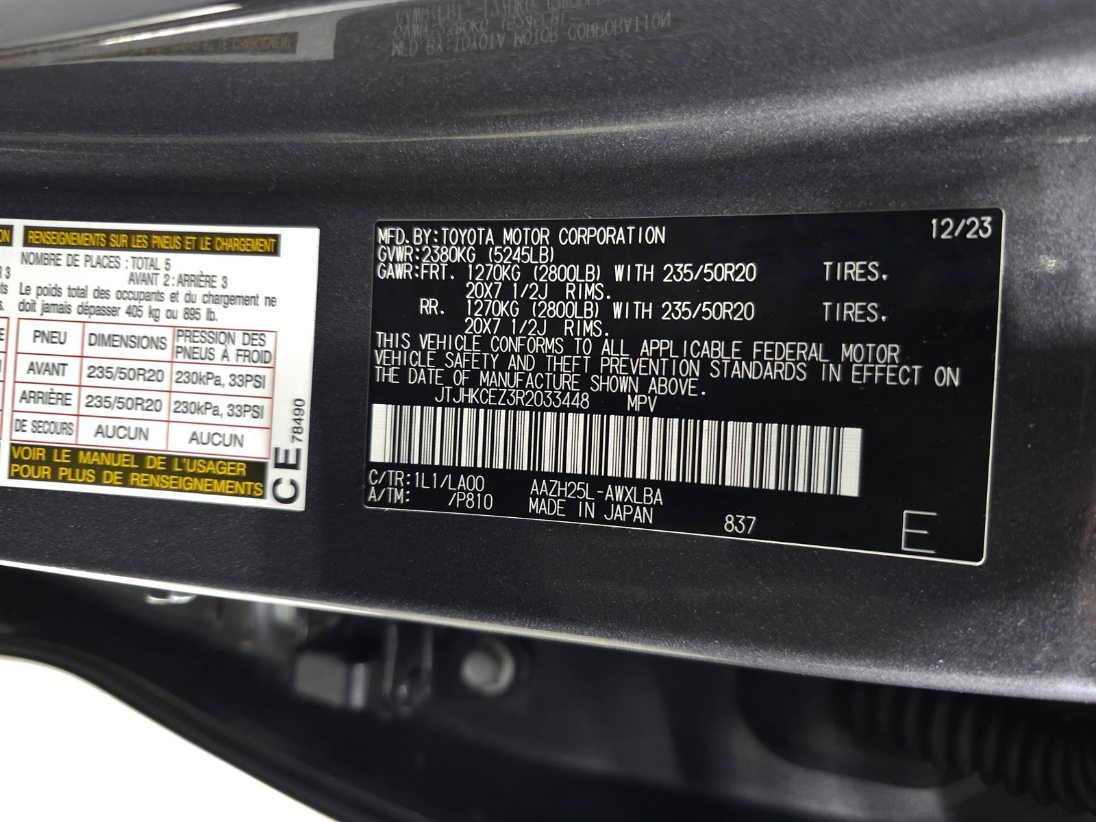 Used 2024 Lexus NX 350h AWD w/ Vision Package image 37