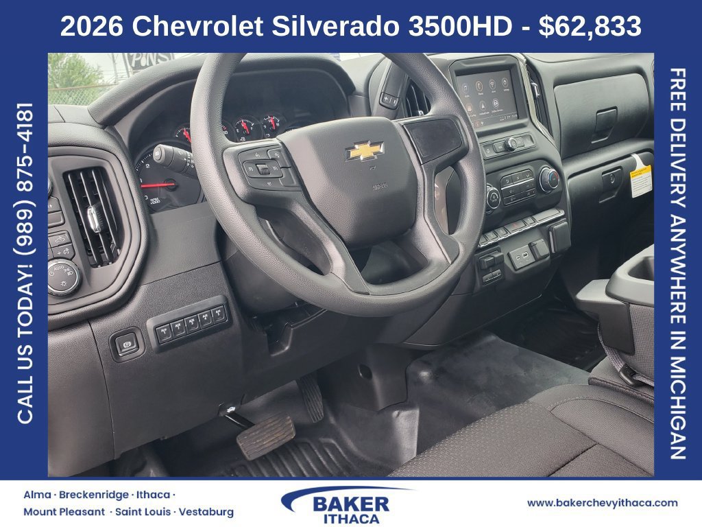 New 2026 Chevrolet Silverado 3500 W/T w/ WT Convenience Package AWD/4WD image 9