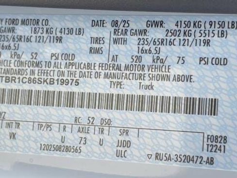 New 2025 Ford Transit 250 Base w/ Load Area Protection Package image 29