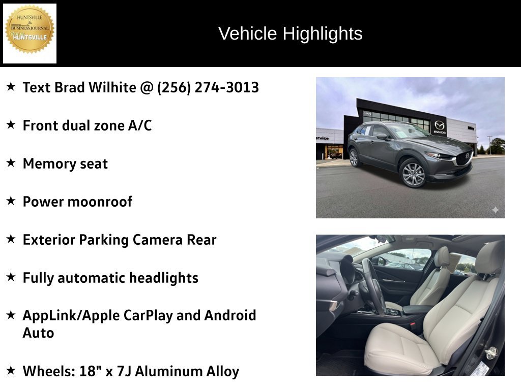 Certified 2025 MAZDA CX-30 AWD 2.5 S w/ Preferred Package image 7
