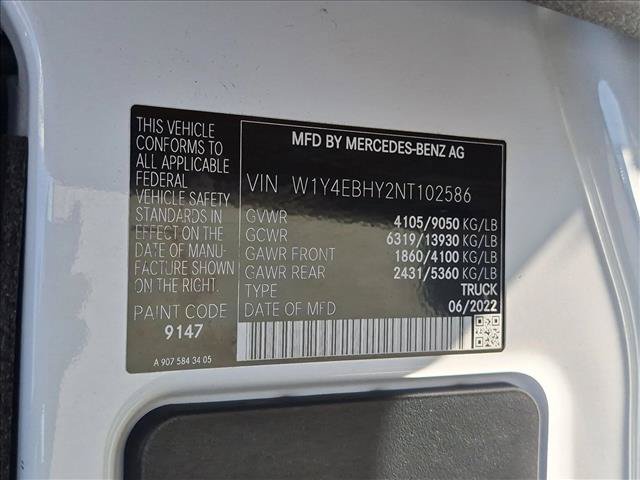 Used 2022 Mercedes-Benz Sprinter 2500 image 17