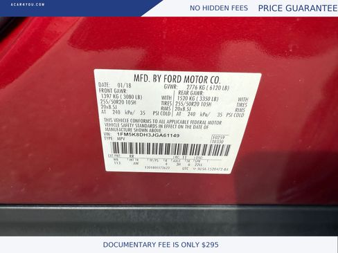 Used 2018 Ford Explorer XLT w/ Equipment Group 202A image 25