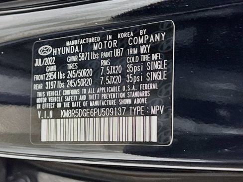 Certified 2023 Hyundai Palisade Limited w/ Cargo Package AWD/4WD image 27