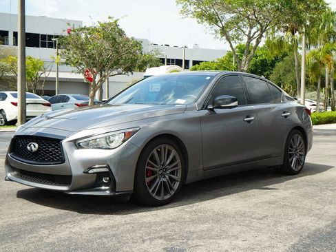 Used 2023 INFINITI Q50 Red Sport 400 RWD image 3