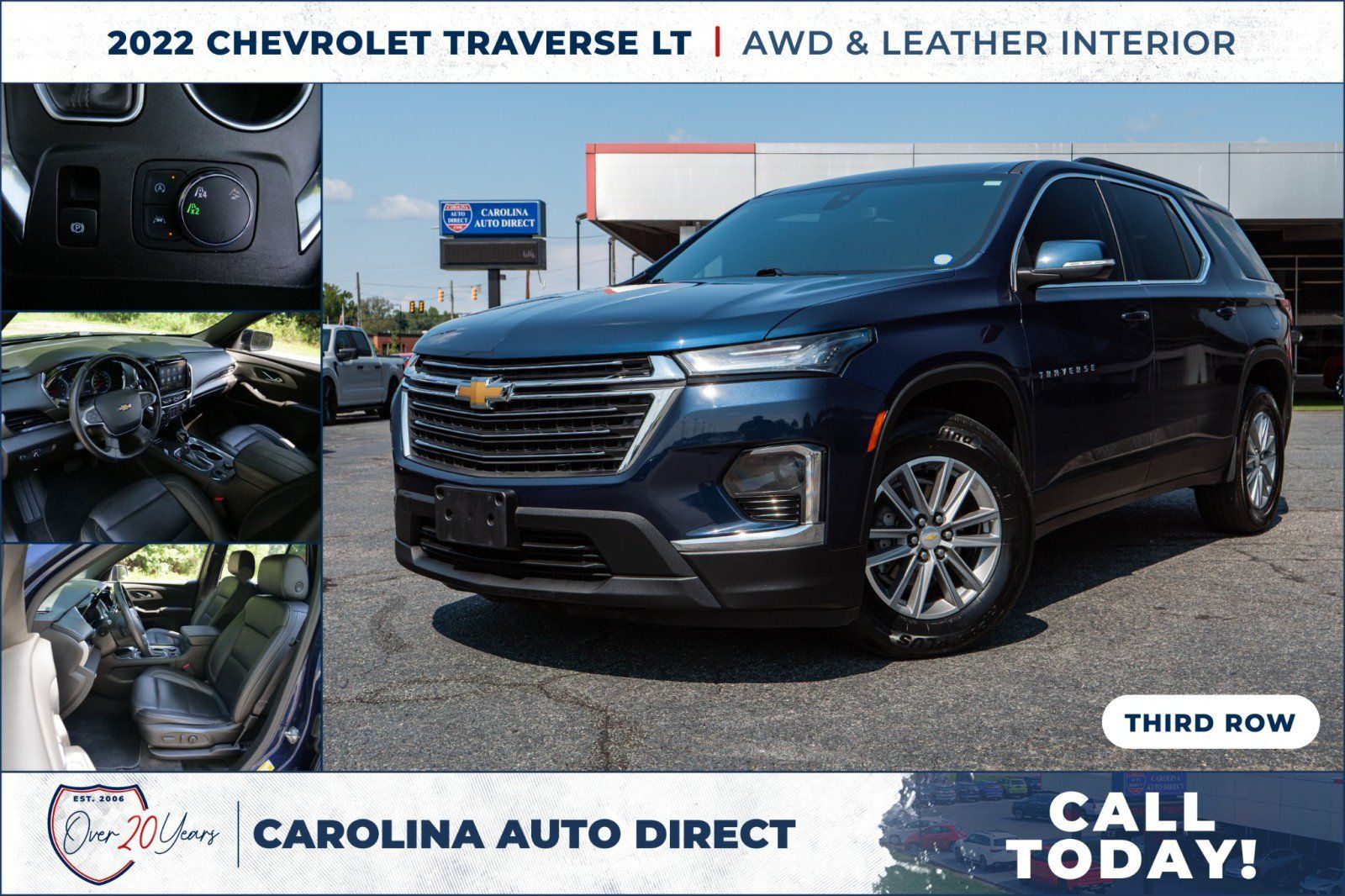 Used 2022 Chevrolet Traverse LT AWD/4WD image 1