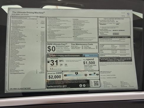 New 2026 BMW 330i Sedan w/ Convenience Package RWD image 32