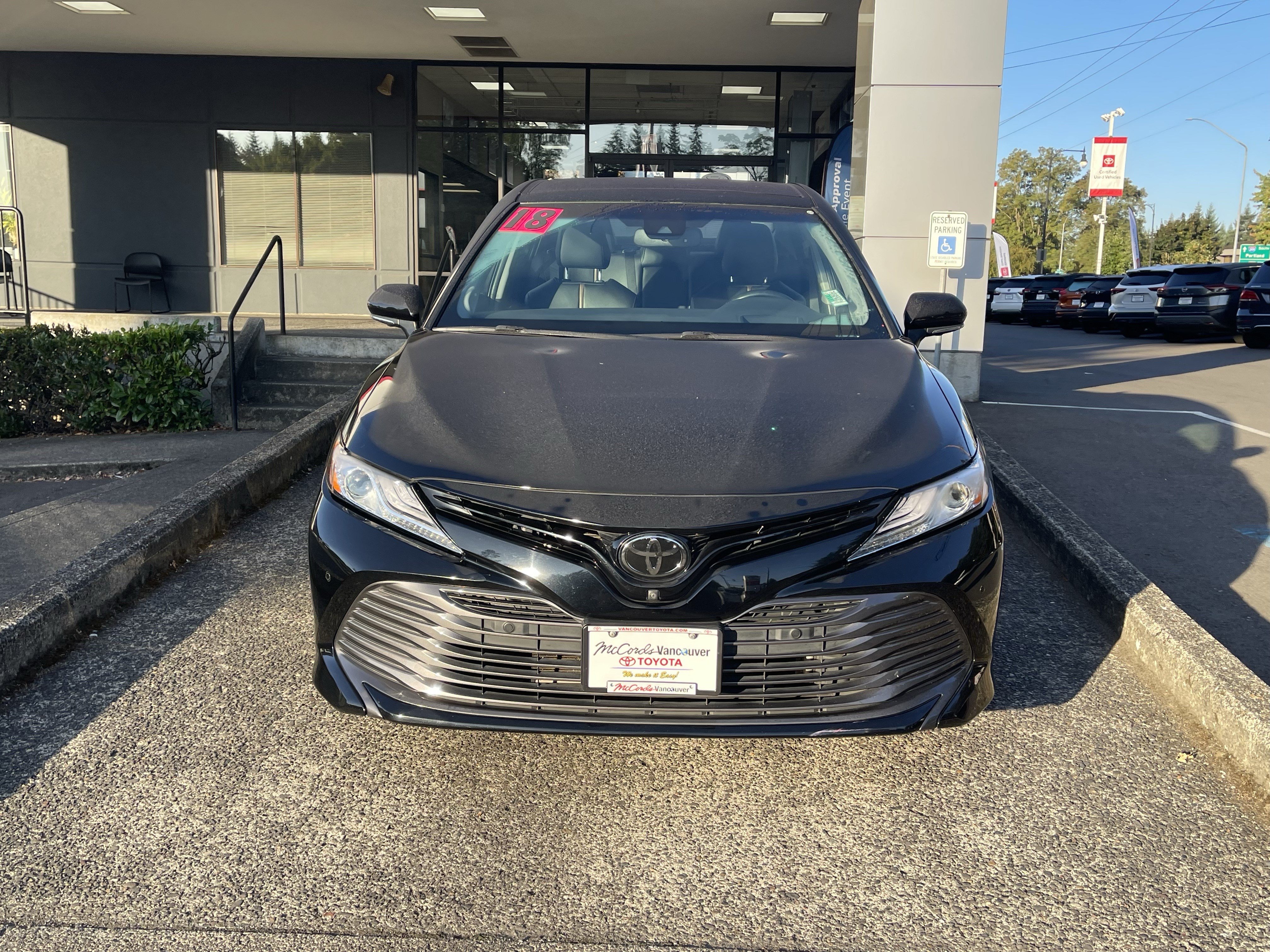 Certified 2018 Toyota Camry XLE w/ Audio Package FWD image 2