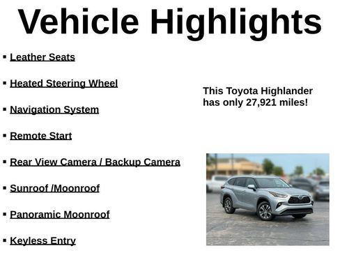 Used 2024 Toyota Highlander XLE AWD/4WD image 42