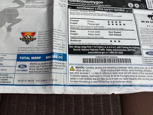 Used 2023 Ford Bronco Outer Banks image 44