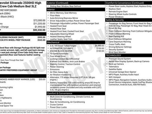 Used 2024 Chevrolet Silverado 2500 High Country w/ Max Trailering Package AWD/4WD image 36