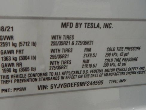 Used 2021 Tesla Model Y Performance image 15