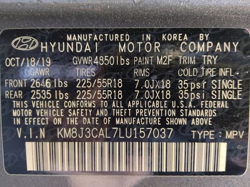 Used 2020 Hyundai Tucson SEL w/ Cargo Package AWD/4WD image 33