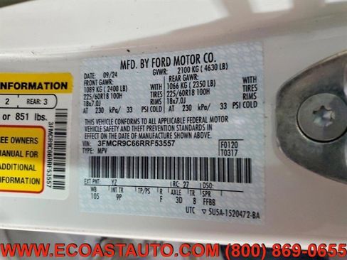 Used 2024 Ford Bronco Sport Outer Banks w/ Tech Package AWD/4WD image 13