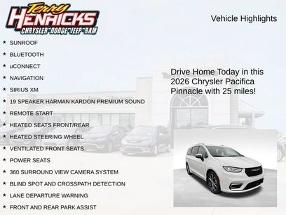 New 2026 Chrysler Pacifica Pinnacle