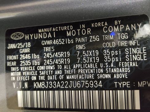 Used 2018 Hyundai Tucson Value w/ Cargo Package FWD image 33
