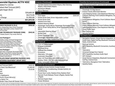 Used 2026 Chevrolet Equinox ACTIV w/ Convenience Package III AWD/4WD image 6
