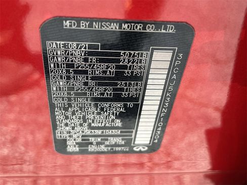 Used 2022 INFINITI QX55 Essential w/ Proassist Package image 37