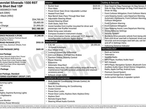 Used 2024 Chevrolet Silverado 1500 RST w/ Convenience Package II AWD/4WD image 5