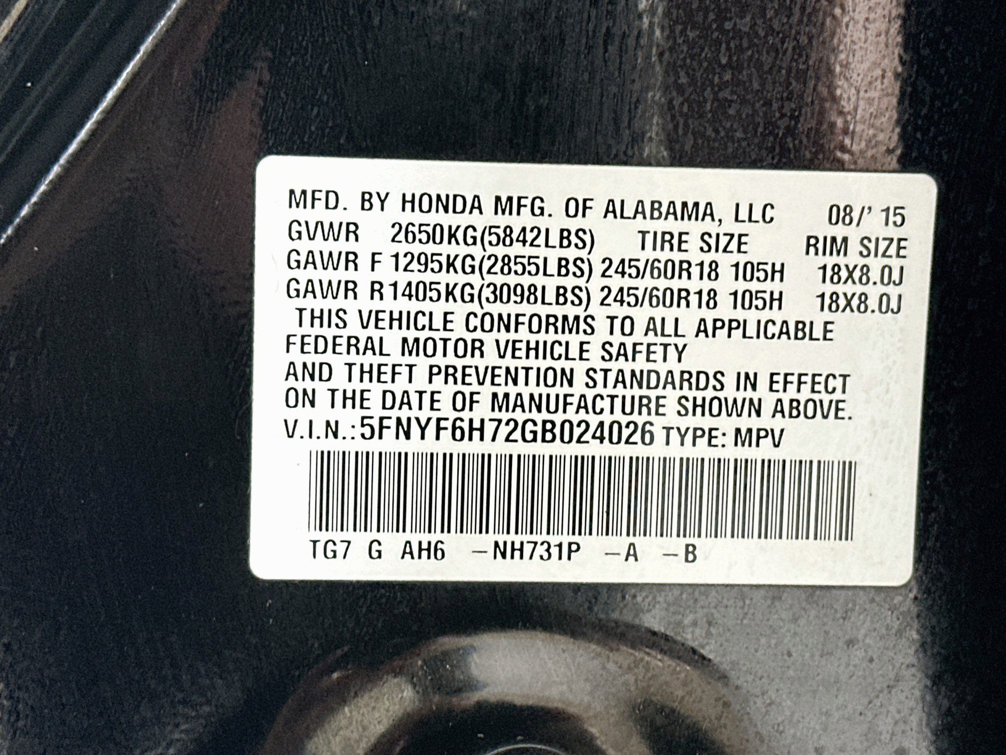 Used 2016 Honda Pilot EX-L image 33