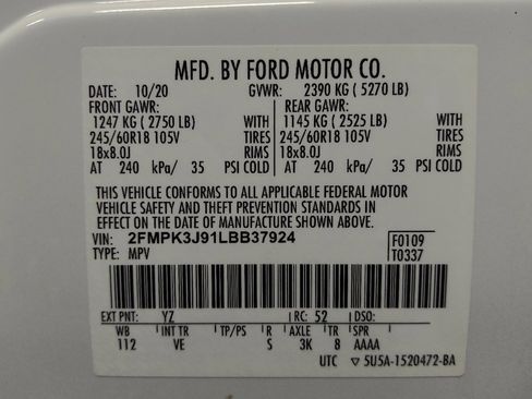 Used 2020 Ford Edge SEL FWD image 33