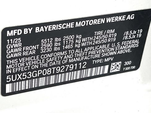 Used 2026 BMW X3 xDrive30i w/ Convenience Package AWD/4WD image 23