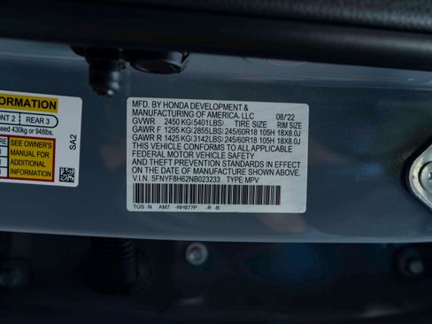 Certified 2022 Honda Passport TrailSport image 48