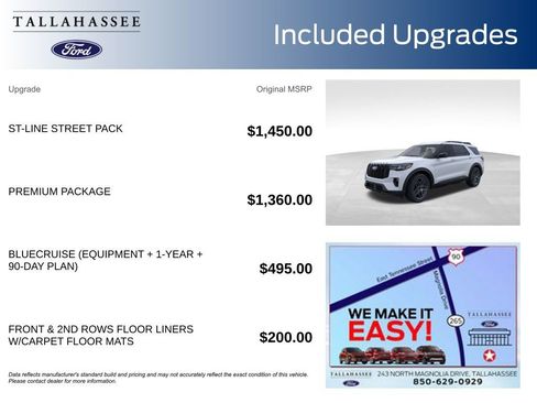 New 2026 Ford Explorer ST-Line w/ ST-Line Street Pack image 3