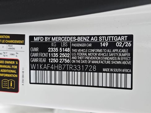 New 2026 Mercedes-Benz C 300 4MATIC Sedan image 36