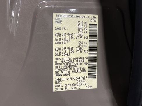 Used 2023 Nissan Frontier PRO-4X w/ Pro Convenience Package image 28