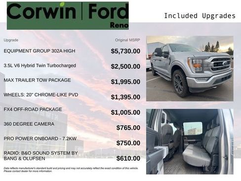 Used 2021 Ford F150 XLT w/ Equipment Group 302A High image 3