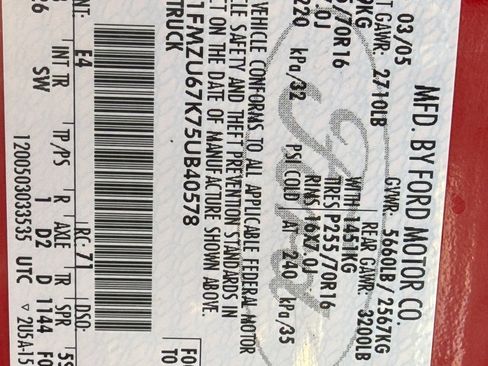 Used 2005 Ford Explorer Sport Trac XLS image 8