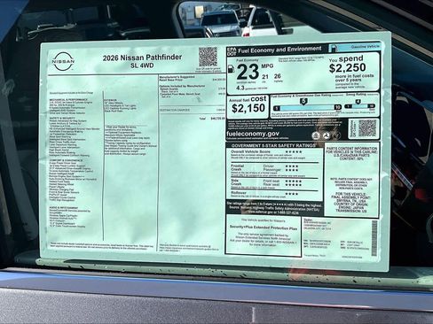 New 2026 Nissan Pathfinder SL AWD/4WD image 17
