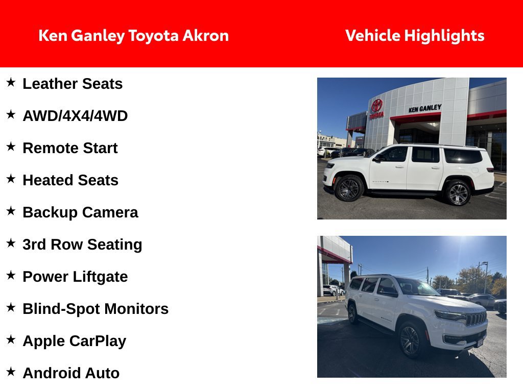Used 2024 Jeep Wagoneer L Series II w/ Flexible Seating Group AWD/4WD image 2