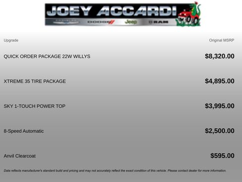 New 2026 Jeep Wrangler Unlimited Sport image 3