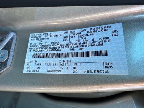 Used 2018 Ford Escape SEL AWD/4WD image 24